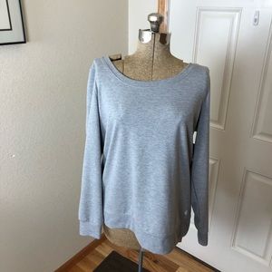 NWT Torrid Active Cross Back Long Sleeve Top